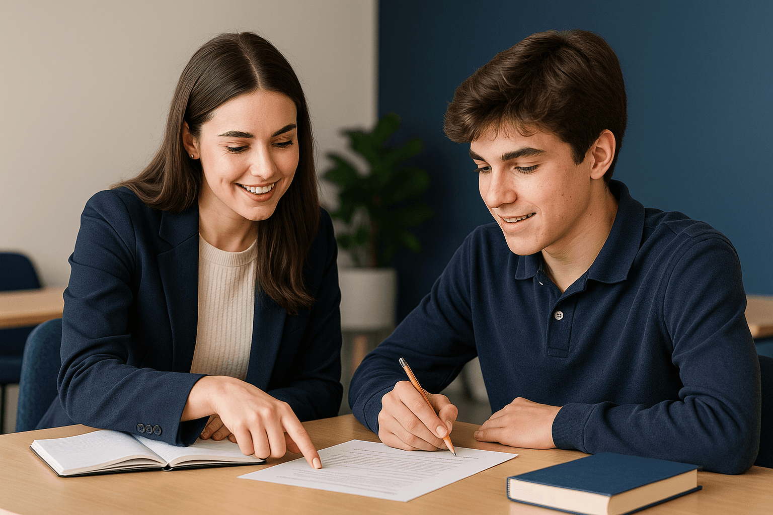 nGenius Prep one-on-one tutoring session